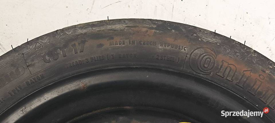 KOŁO DOJAZDOWE VOLKSWAGEN GOLF III T10570 R14 Lipno