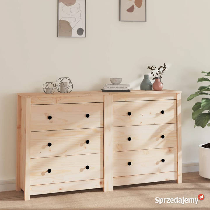Komoda 140x35x80 drewno sosnowe WM3114079 mazowieckie Warszawa