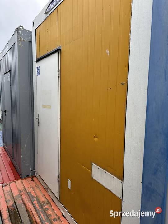 KONTENER BIUROWY SOCJALNY SZATNIA ZAPLECZE Wrocław sprzedam