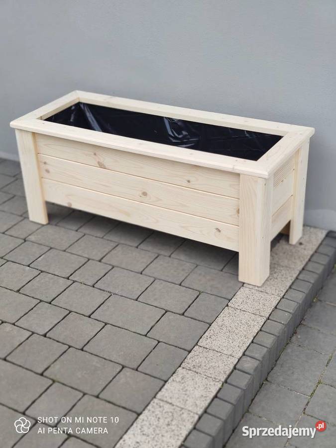 Donica drewniana ogrodowa Szadek