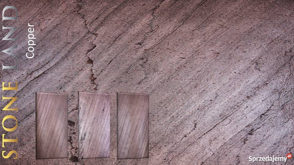 Fornir kamienny w kolorze miedzianym Copper Dom i Ogród Wrocław