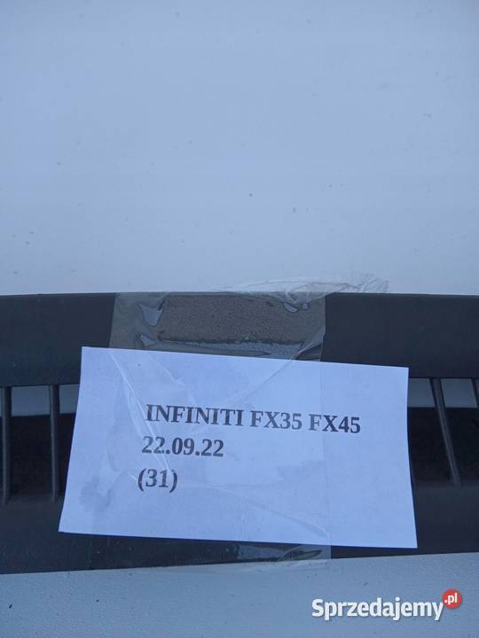 KRATKA NAWIEWU POD SZYBĘ LP INFINITI FX35 FX45 osobowe Wyposażenie wnętrza Nowy Tomyśl sprzedam