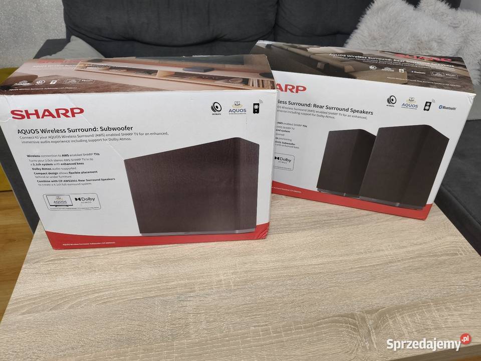 Subwoofer SHARP CPASW0101 Kolumny głośnikowe Zestawy kina domowego śląskie Wola sprzedam