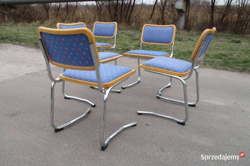 Komplet krzeseł Włochy lata 70 Lublin