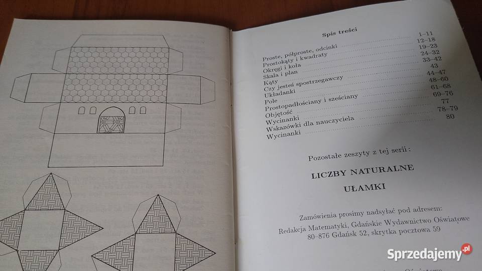 Matematyka z plusem 4 figury geometryczne zeszyt Gdańsk