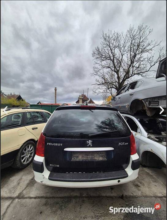 Peugeot 307 SW 16HDI 2007 maska zderzak na Nowy Targ