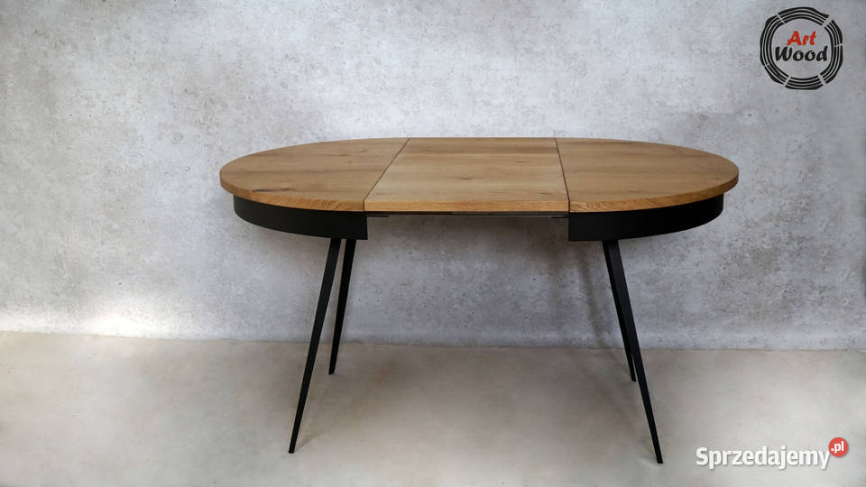 Stół loftowy okrągły rozkładany średnica 100 Nowy Sącz sprzedam