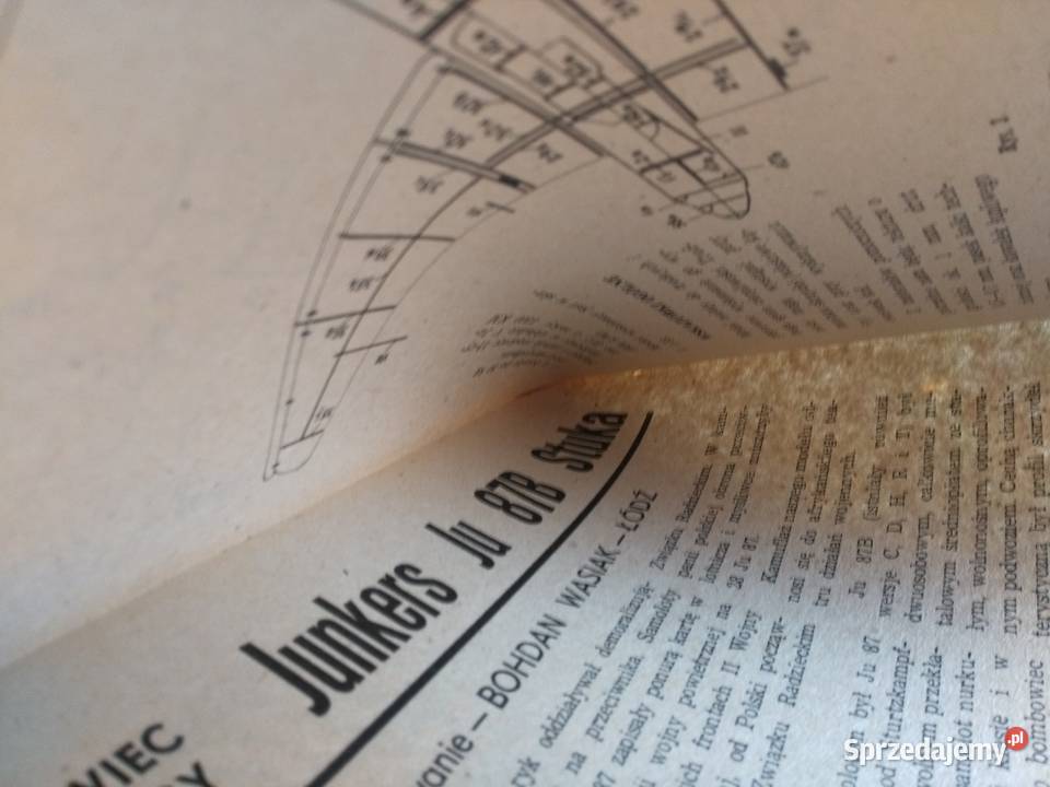 Mały Modelarz 11991 Myśliwiec Junkers Ju 87B Modelarstwo Dąbrowa Górnicza