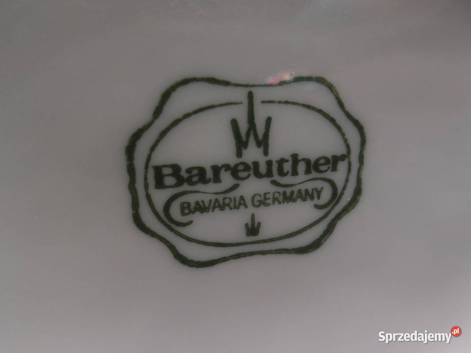 Porcelanowy biały wazon BAREUTHER BAVARIA wielkopolskie Raszków