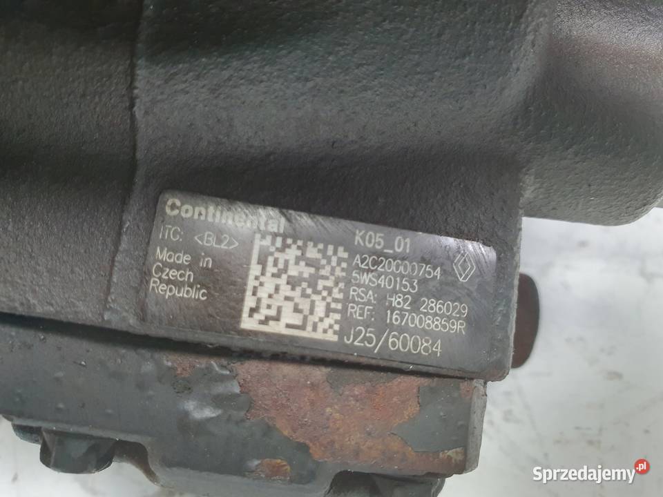 Renault Megane III 15 DCI POMPA WSTRYSKOWA Układ paliwowy Janów sprzedam
