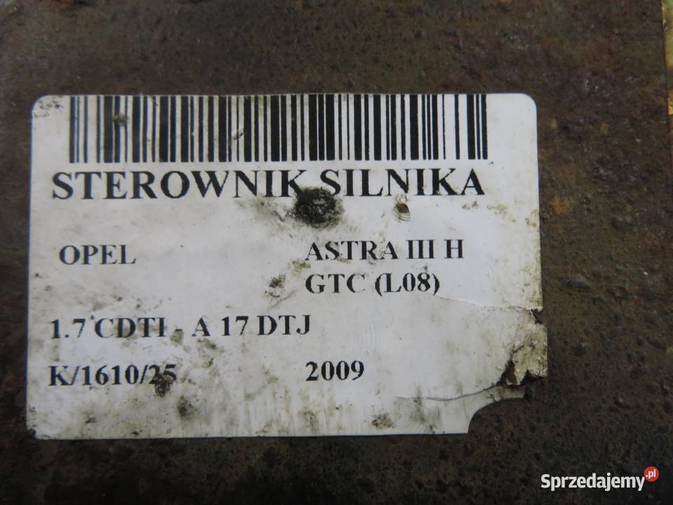 STEROWNIK OPEL ASTRA H 17 CDTI 55571776 osobowe małopolskie