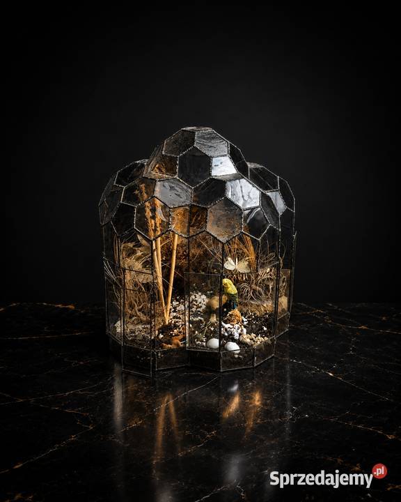Unikatowe Terrarium w Stylu Tiffanyego Szklana Poddębice