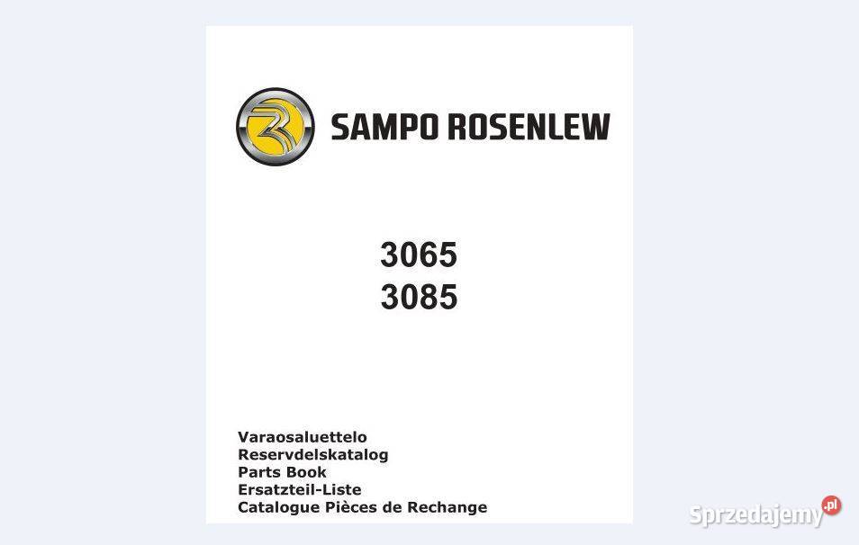 Sampo 3065 3085 katalog części kombajn motoryzacja, transport