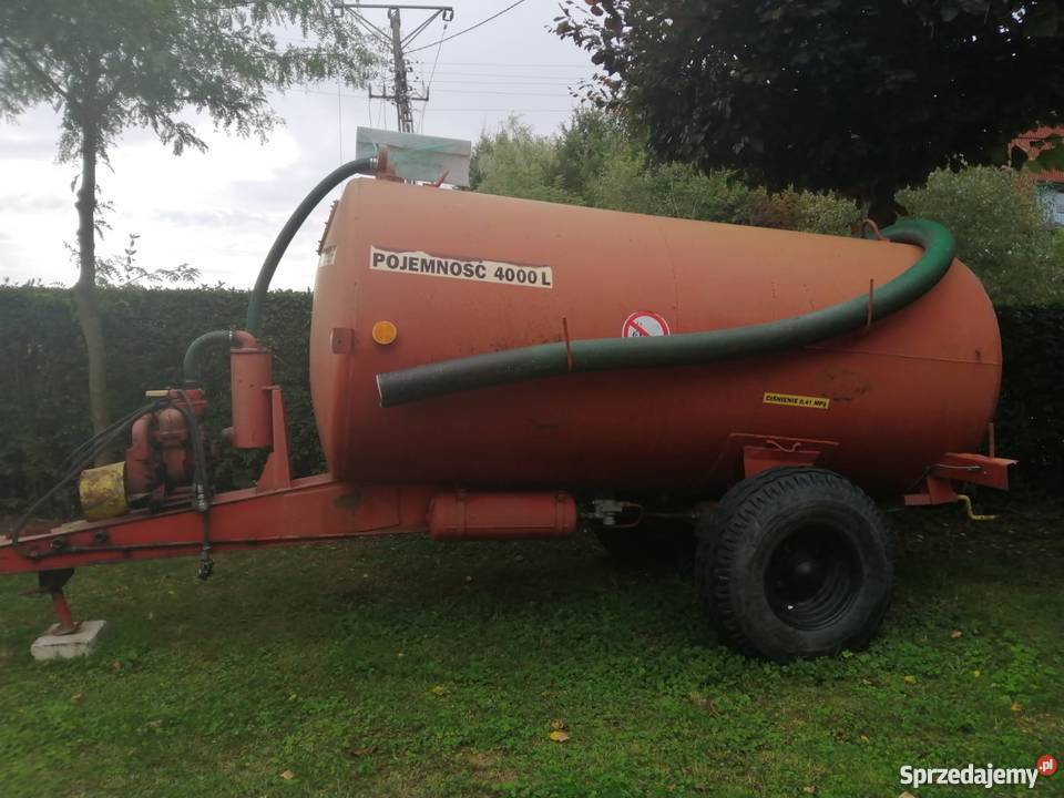 Beczkowóz Pomot 4000 l nieuszkodzony mazowieckie Warszawa