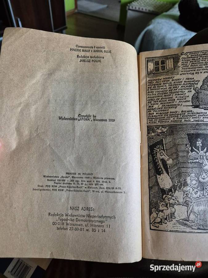 Folwark zwierzęcy komiks miękka mazowieckie Piaseczno