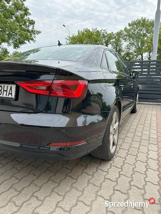 AUDI A3 8V SEDAN Czarny Salon Polska Rok produkcji 2015 Lublin