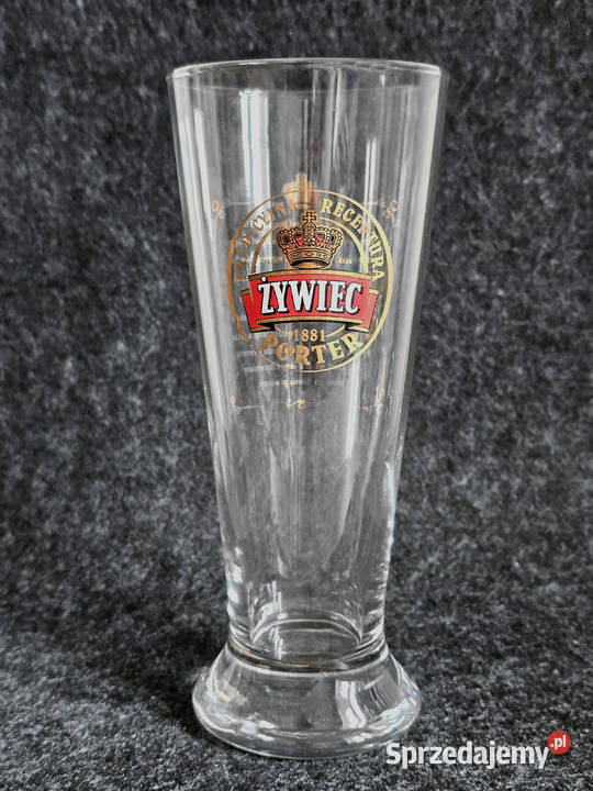 Szklanka pokal kufel piwo Żywiec porter 03 l Szklanki i kufle Krosno
