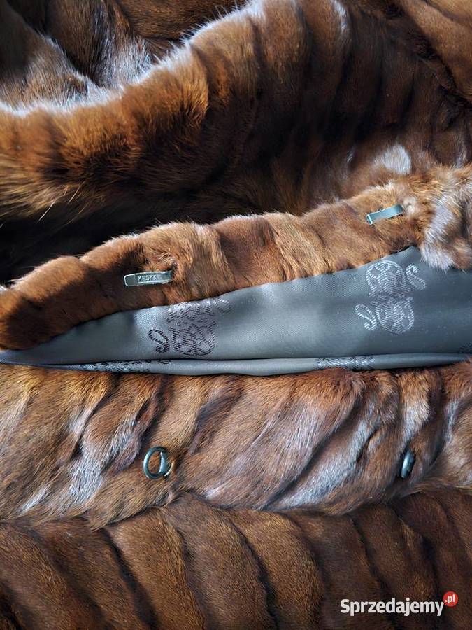 Futro naturalne z lisa lisich łapek Vintage XL Kurtki i płaszcze Oświęcim