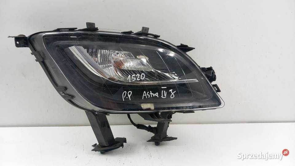 OPEL ASTRA J HALOGEN PRAWY ZDERZAK PRZÓD Zbierkowo