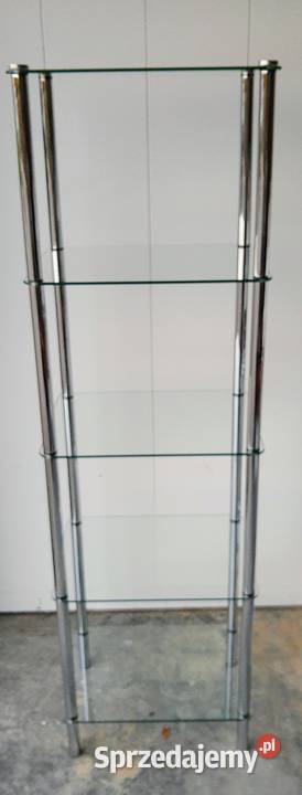 Regał szklany przestrzenny 30cm