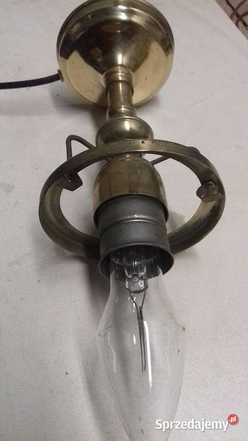 Stara lampka świecznik lampa zabytek PRL sprzedam