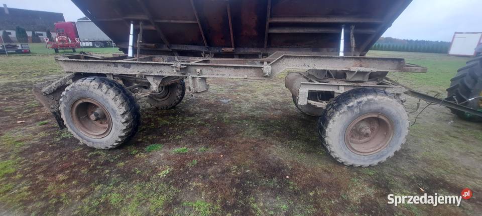 Przyczepa wywrotka HW 8011 ifa HL hlka rama Przyczepy rolnicze Jastrowie
