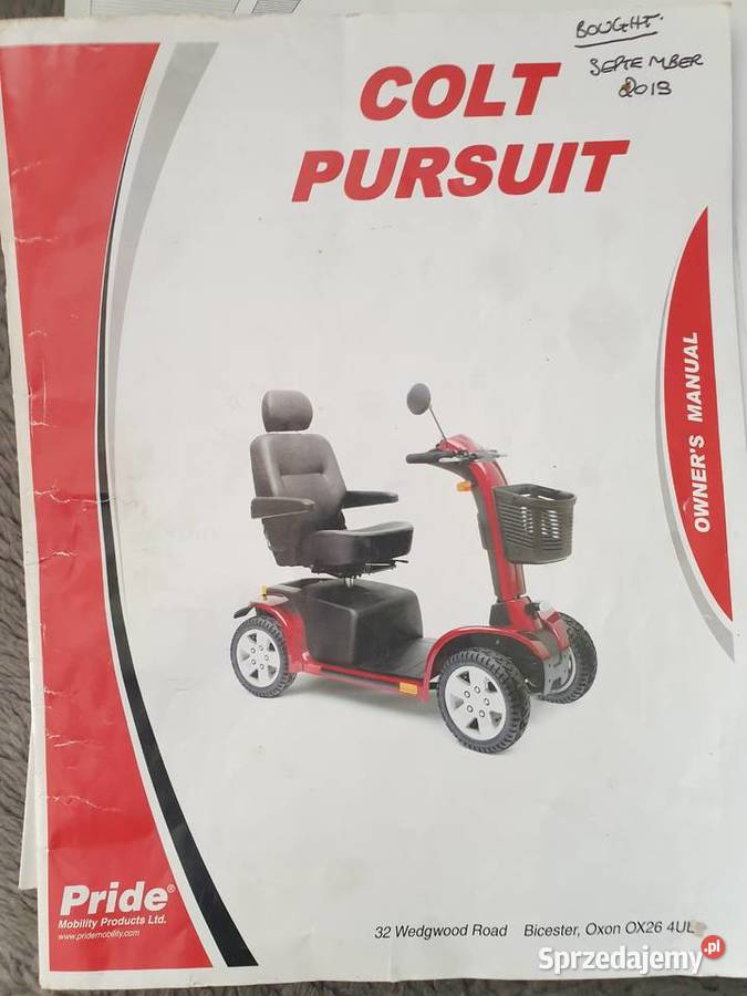 Elektryczny skuter wózek inwalidy seniora