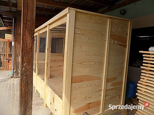 woliera ptaków 35m x 15m x 2m wys papugi faliste Sarnaki