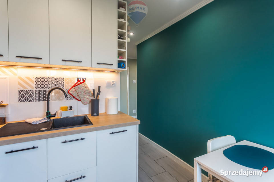 49m widok na panoramę balkon Zgierska Łódź