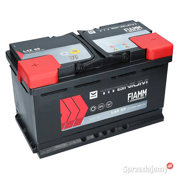 Akumulator Fiamm Black 12V 95Ah 850A EN L4X 95 L osobowe dolnośląskie Jelcz-Laskowice