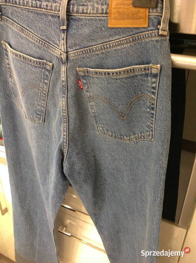Spodnie Jeans Damskie LEVIS 29 j NOWE Szeroka Nowa Sól