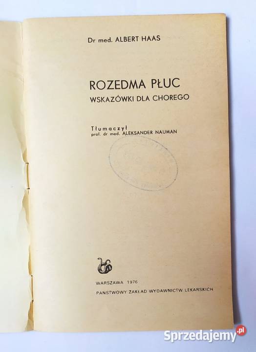 ROZEDMA PŁUC wskazówki chorego Dr Albert Haas Hajnówka