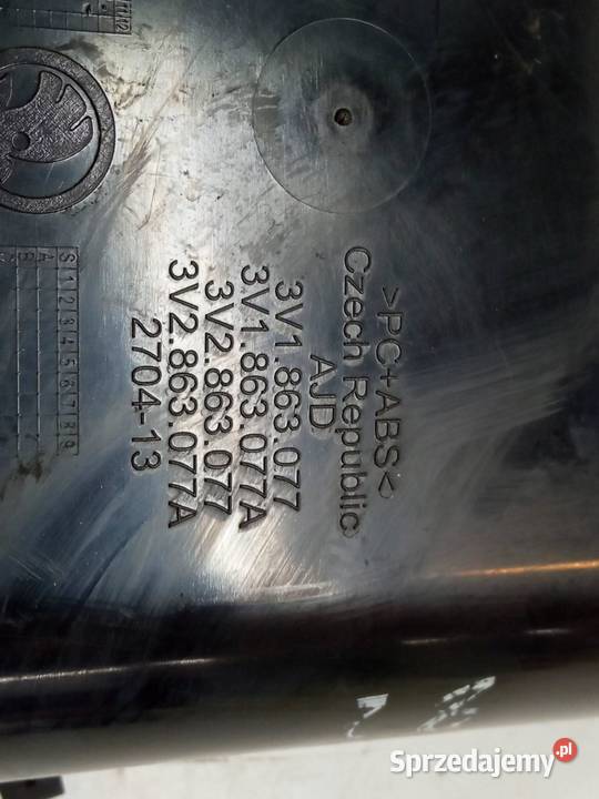 POPIELNICZKA GNIAZDO USB AUX 3V 3V1863077 Skoda Popielniczki świętokrzyskie