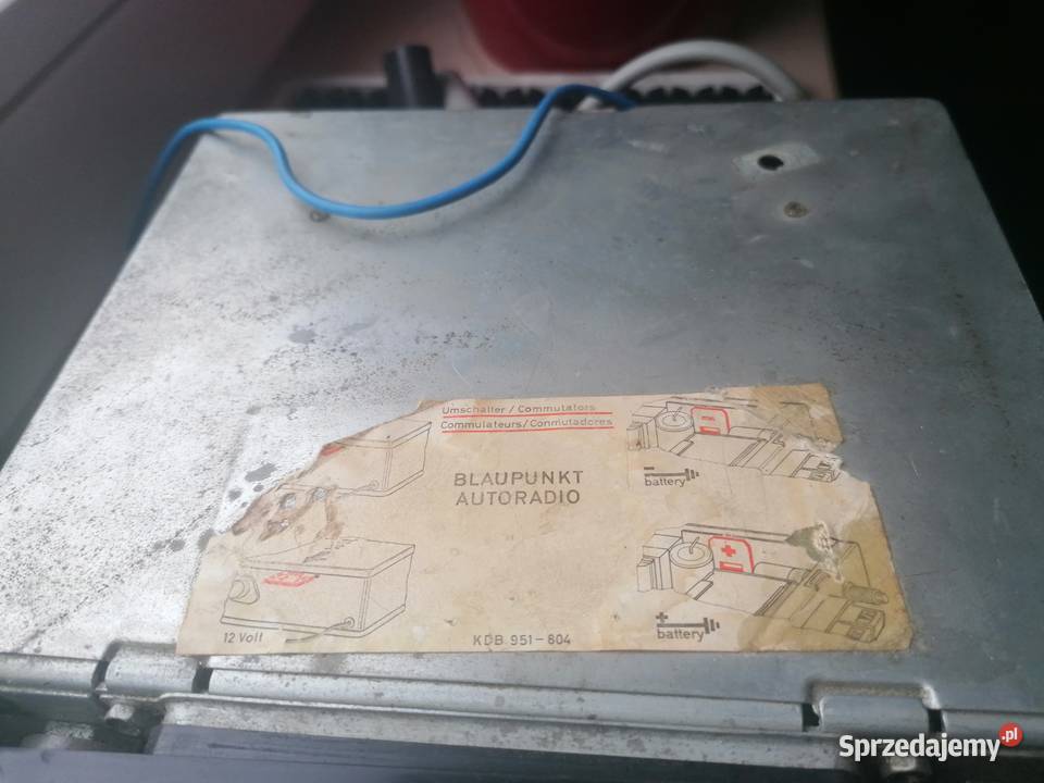 Stare radio samochodowe z lat 60tych Blaupunkt Sierakowice