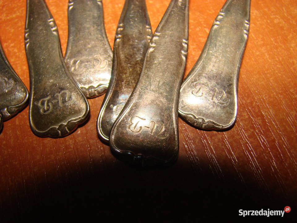 PR NS ALP małe łyżeczki plater grawerka UB Pruszcz Gdański