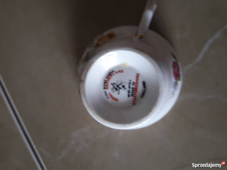 filiżanka Royal Sutherland Anglia lubelskie