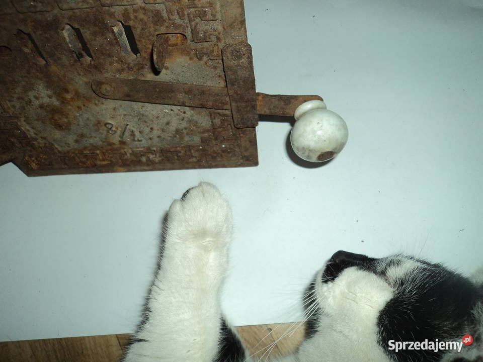 Przedwojenne drzwiczki kuchni kaflowej oryginał Nowy Sącz