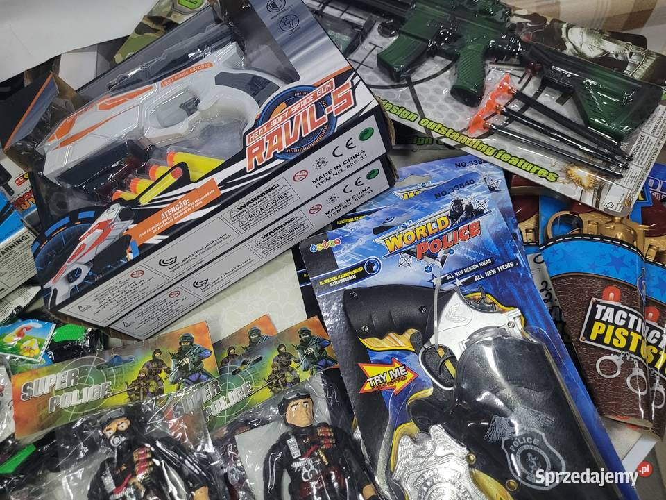 box pistolety zabawki mix Gliwice sprzedam