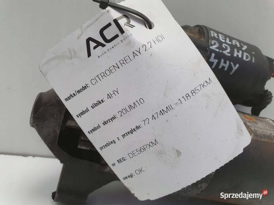 Citroen Jumper II 22 HDI ROZRUSZNIK 0986018310 Janów