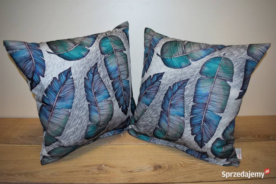 Poszewka Dekoracyjna 45 x 45 szara pióra Stare Kupiski