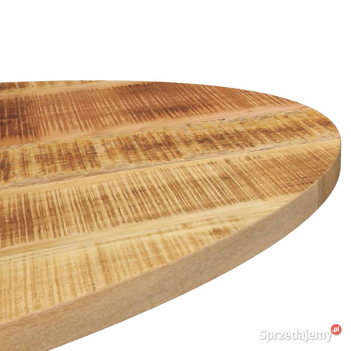 Blat stołu 90x40x25 owalny lite drewno mango Warszawa