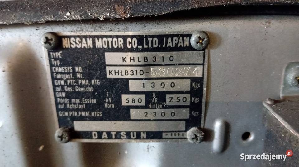 Nissan Datsun y140 lubuskie Żary