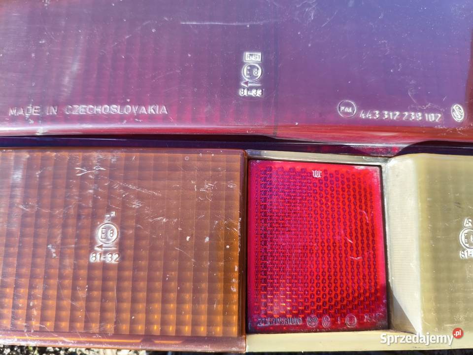 Oryginalne lampy tylne Skoda 105 osobowe Rusiec
