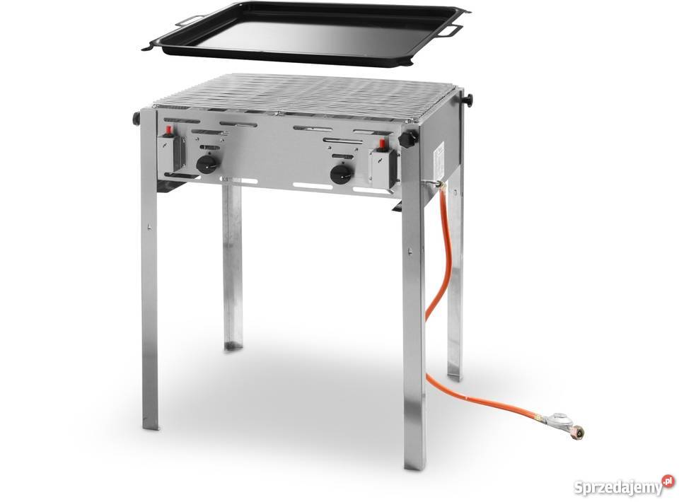 Grill gazowy 116 kW Hendi ruszt patelnia FV Poczesna