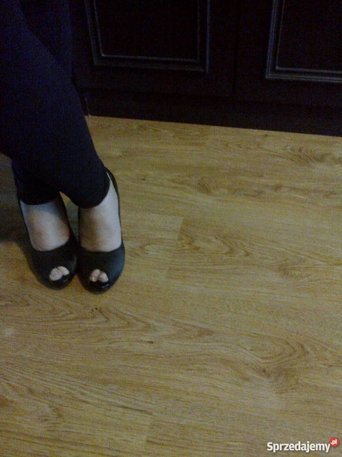 Czarne szpileczki eleganckie nowe Rozmiar 38 warmińsko-mazurskie Iława