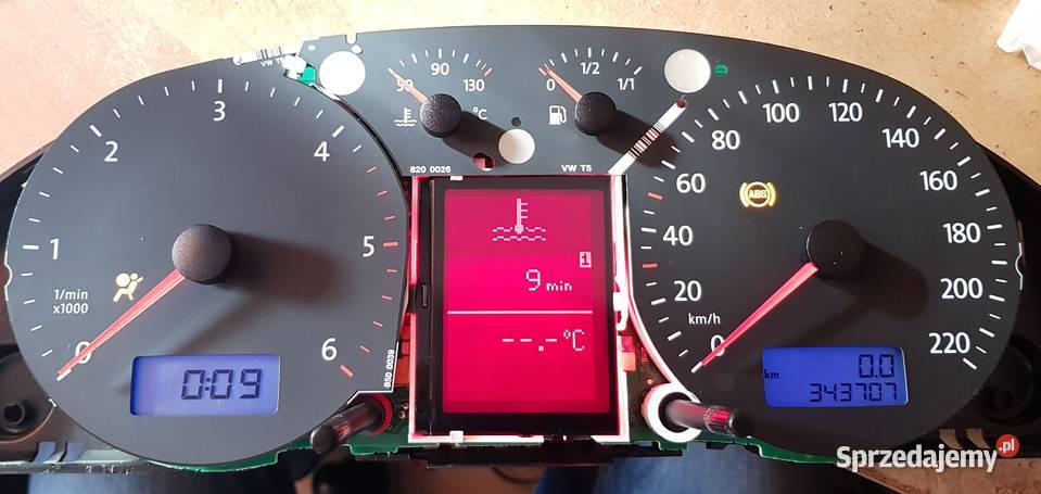 Wymiana wyświetlacza FIS MFA LCD Audi VW Seat Łódź usługi moto