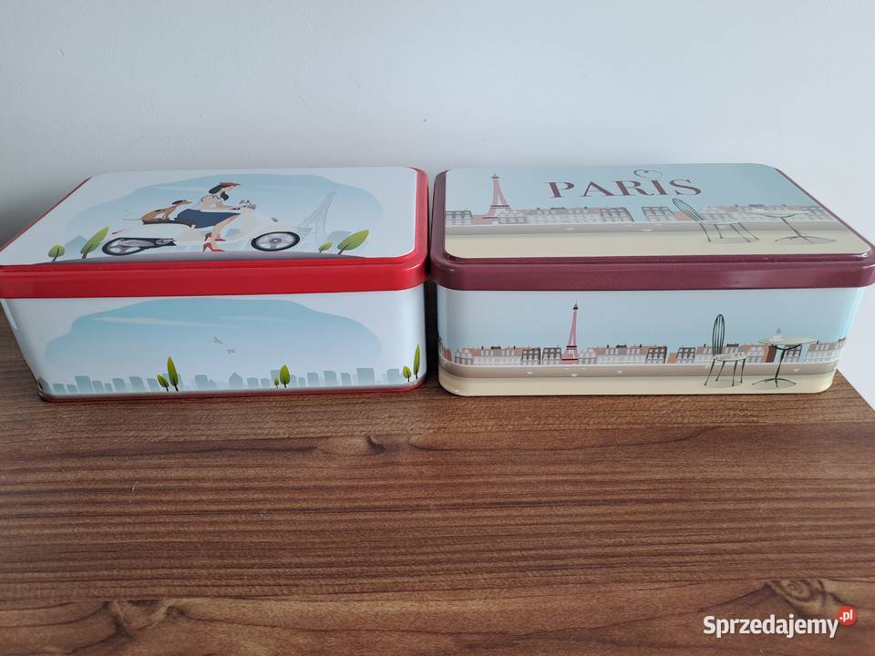 2 x metalowa puszka francja france paris wieża Warszawa
