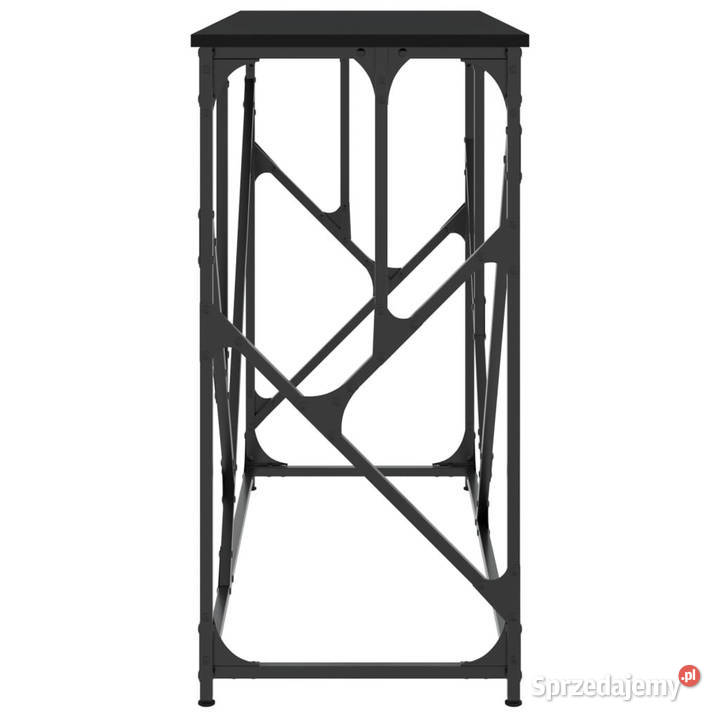 Stolik konsolowy czarny 100x40x80 materiał sprzedam