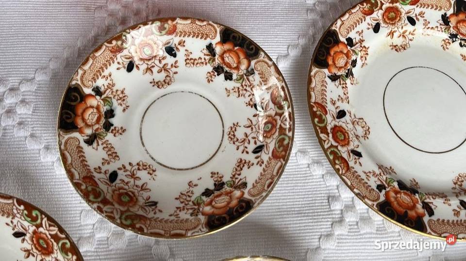 Talerzyk Stara angielska porcelana Bez sygnatury Gdańsk