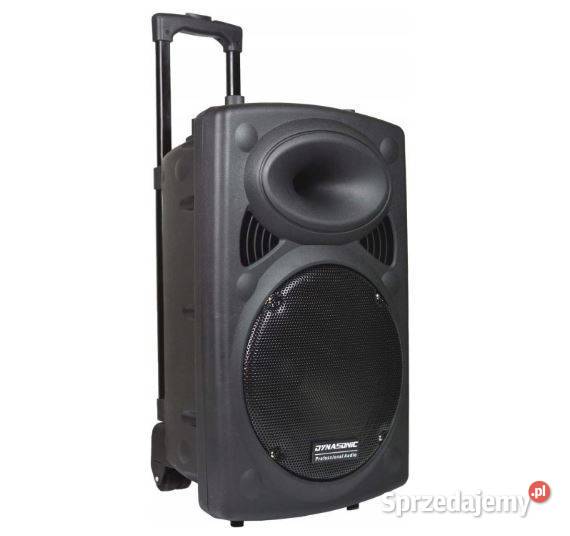 Przenośny Głośnik DYNASONIC Dynapro 15 Moc 800W Płońsk